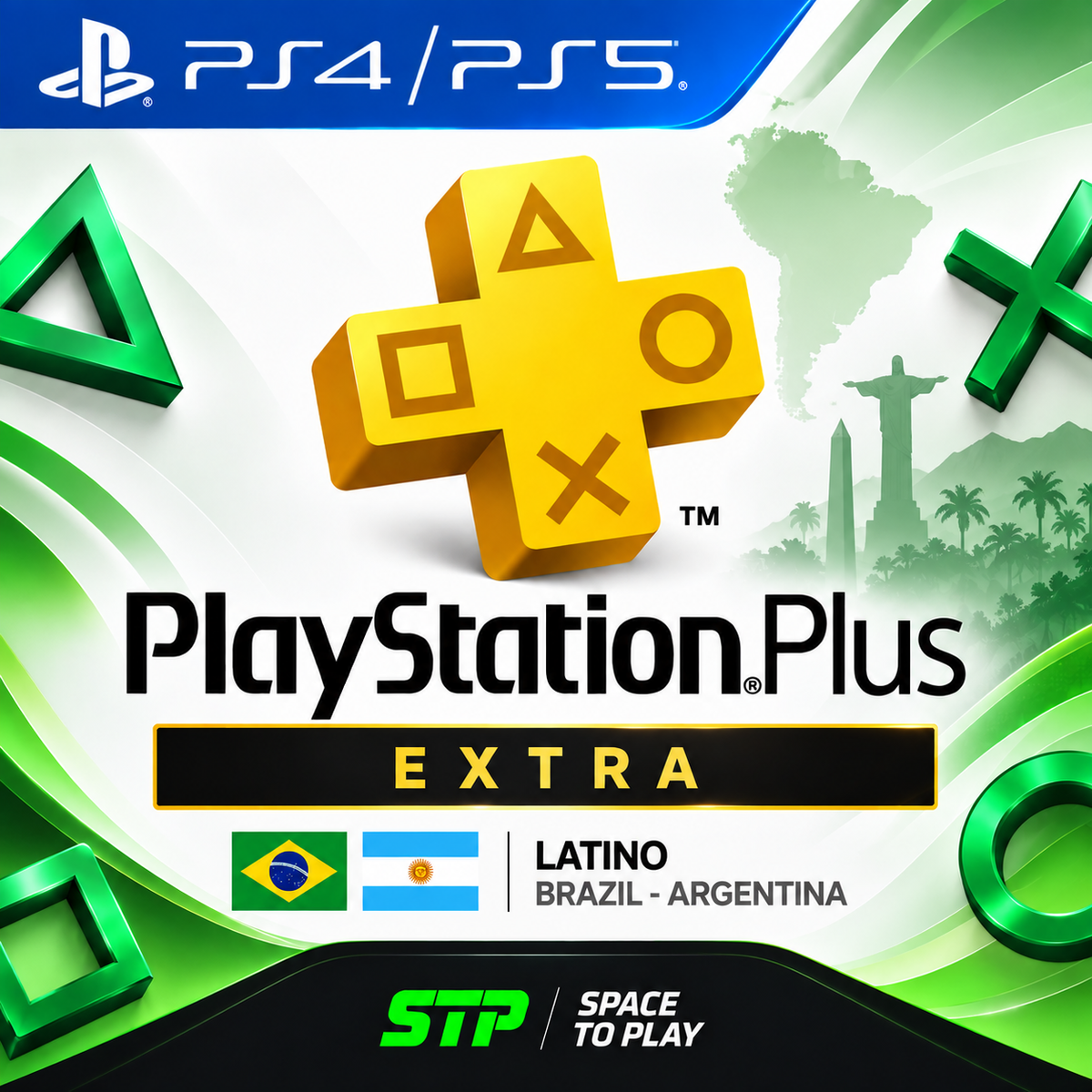 PlayStation Plus Extra| 3 y 12 Meses | Latino — Brazil - Argentina